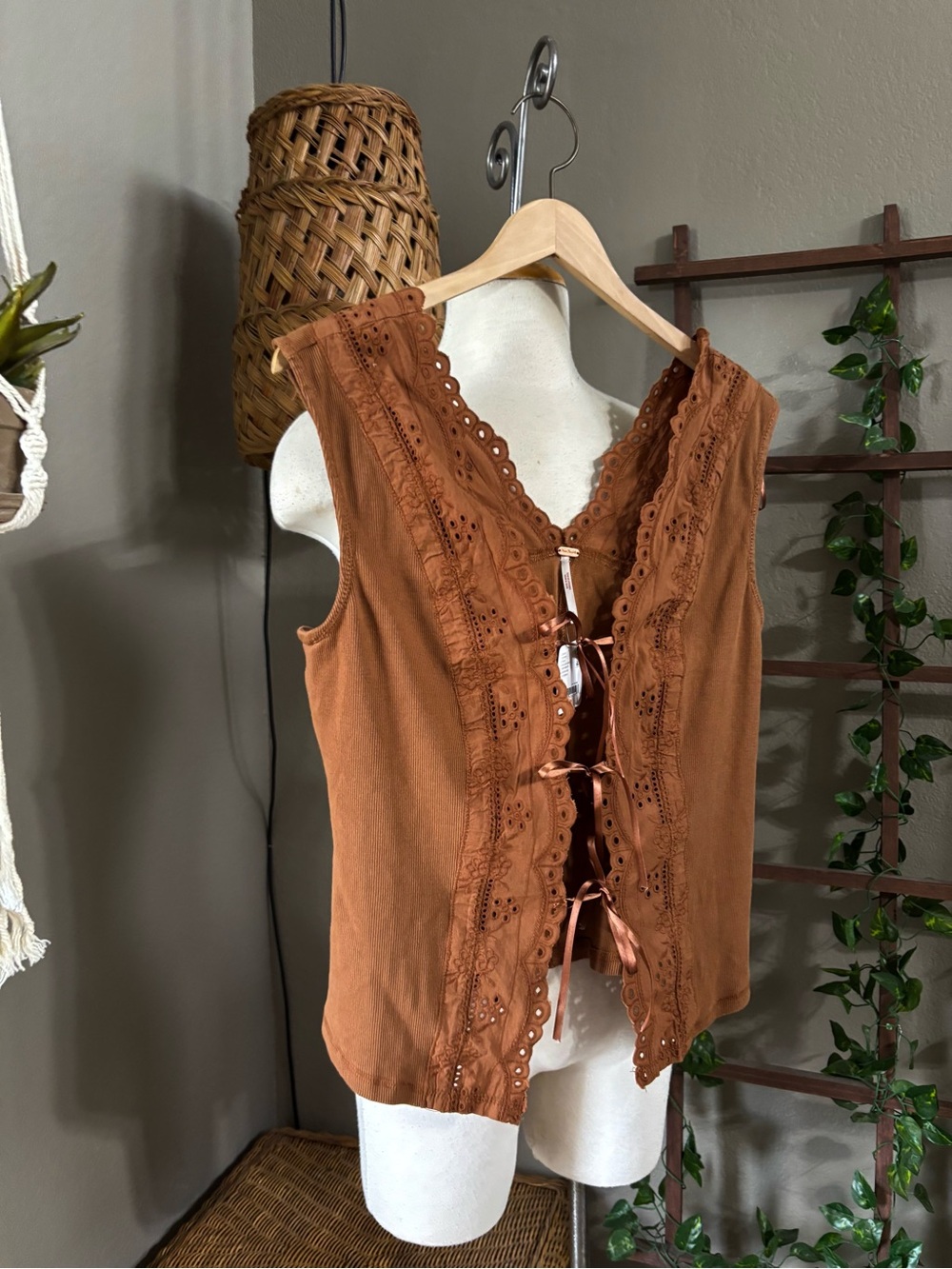 ▪️New! Free People Gesibelle Set in Macadamia Brown XL - Picture 8 of 14